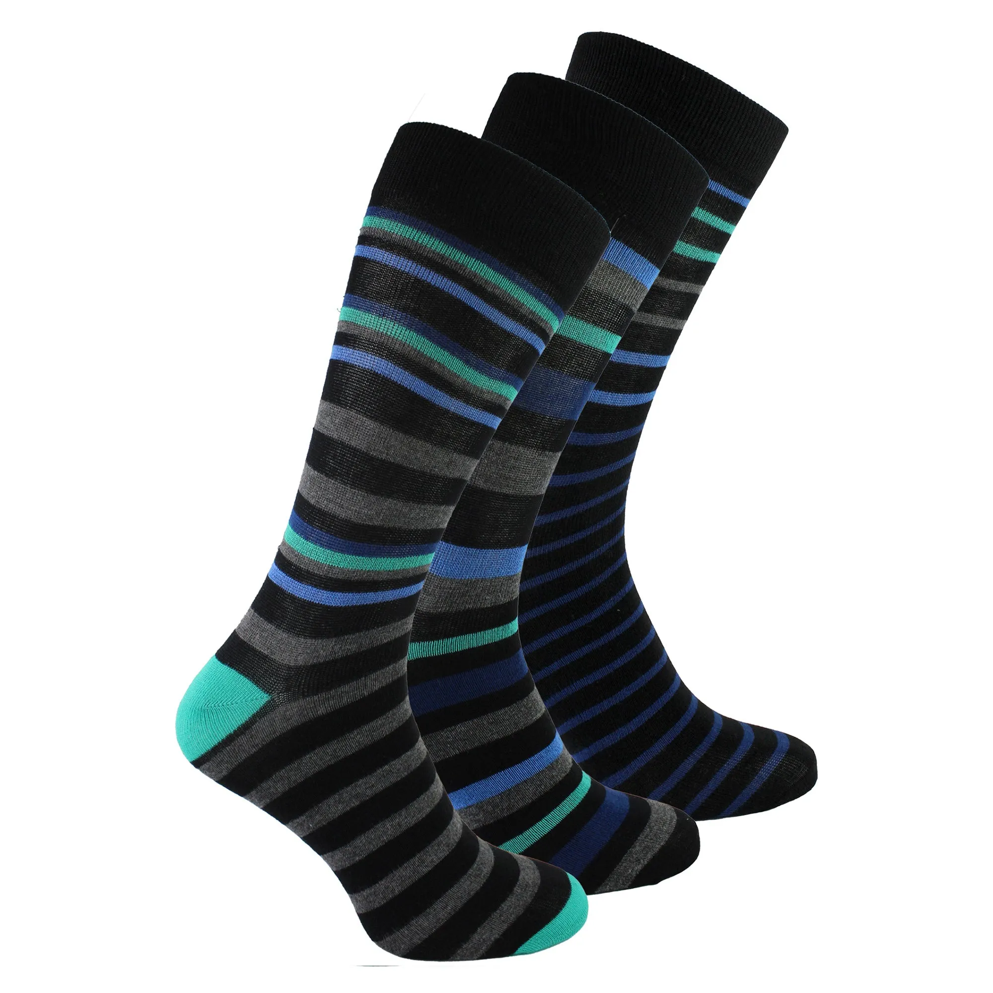 12 Pack Mens Multicolor Soft Breathable Bamboo Crew Socks