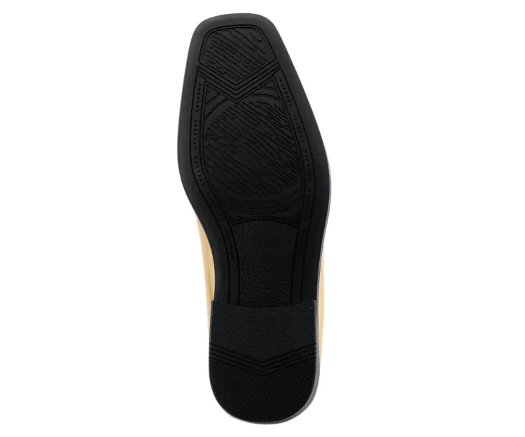 179 Gold Men’s Patent Leather Derby Shoes