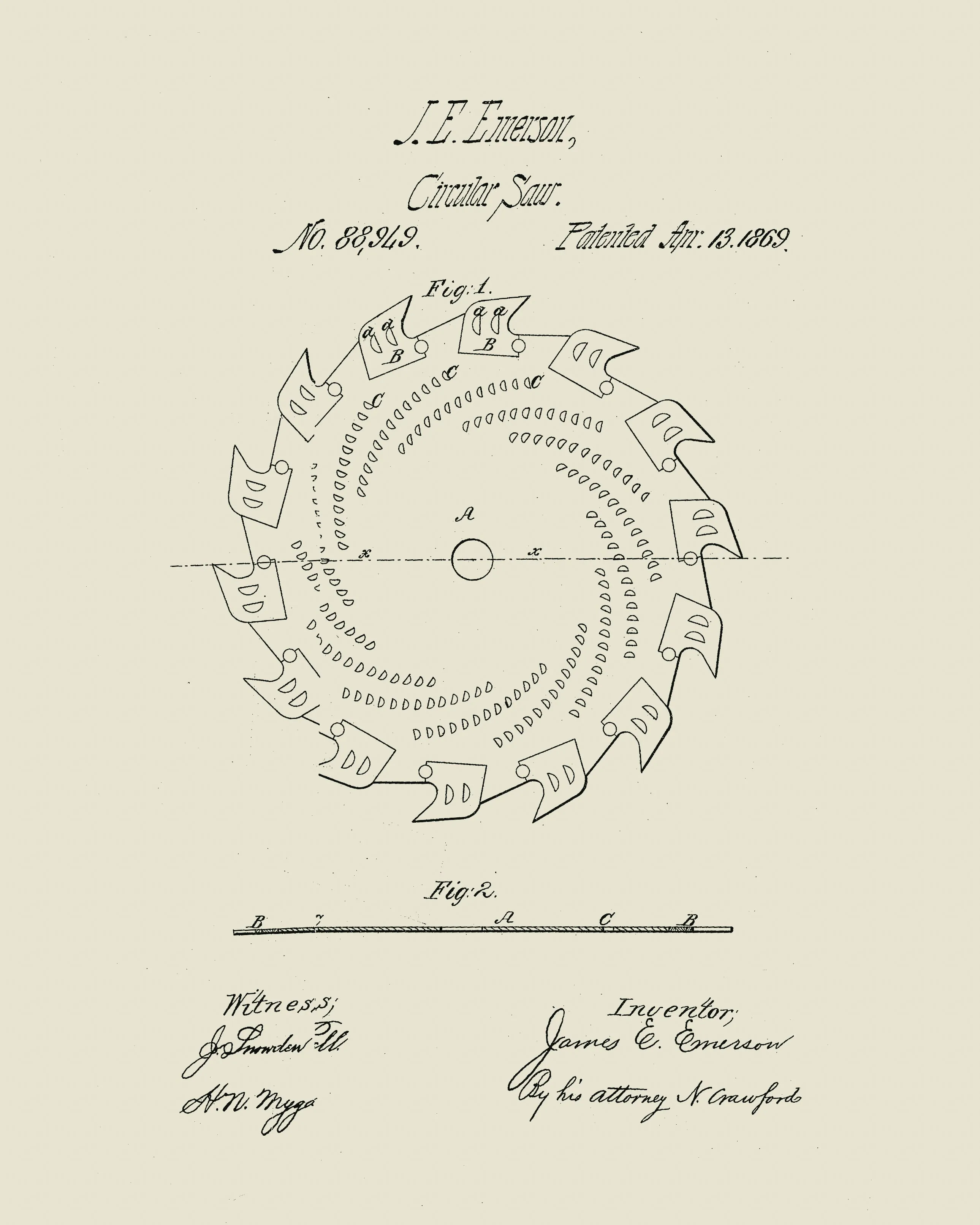 1869 Circular Saw Blade