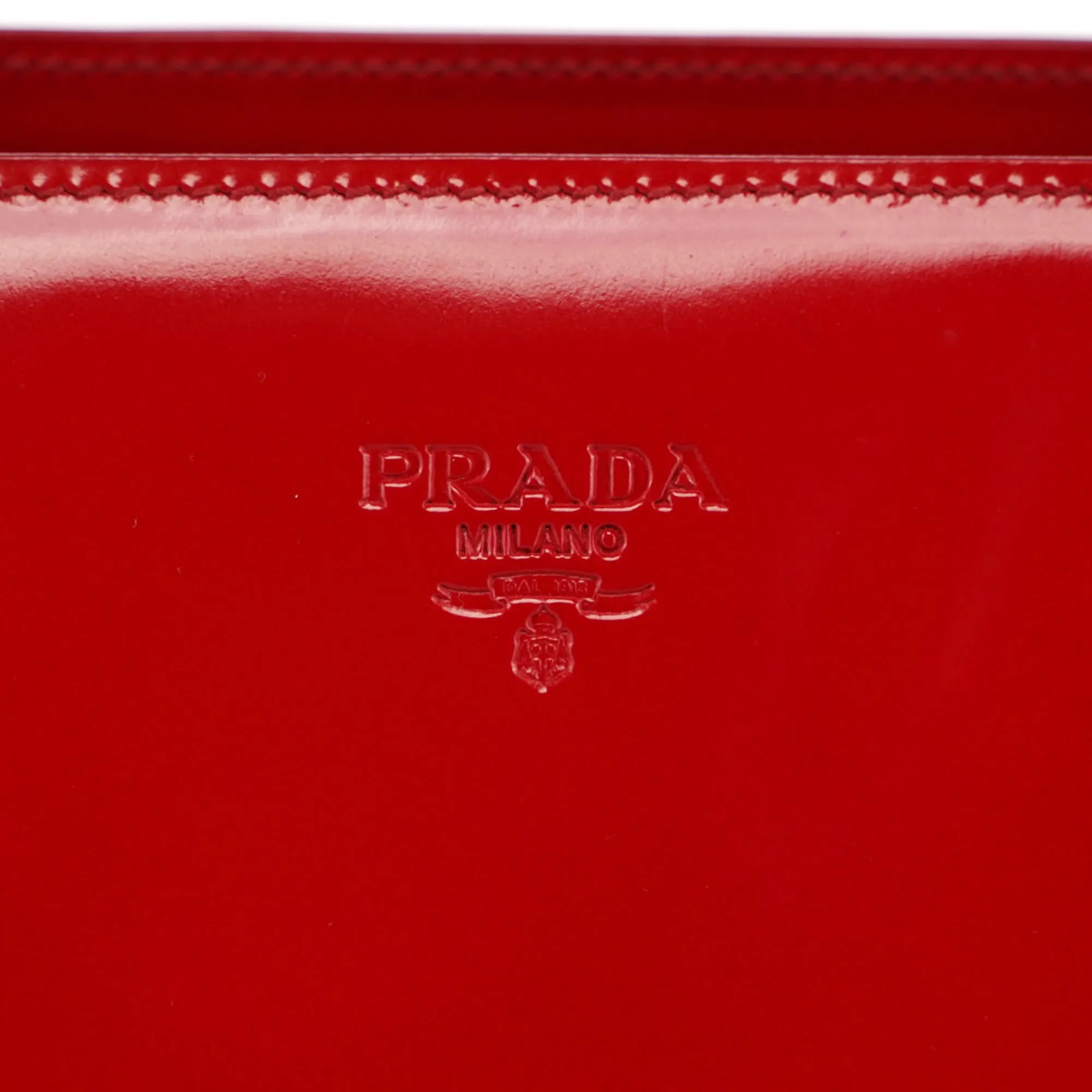 1995 Red Spazzolato Tote