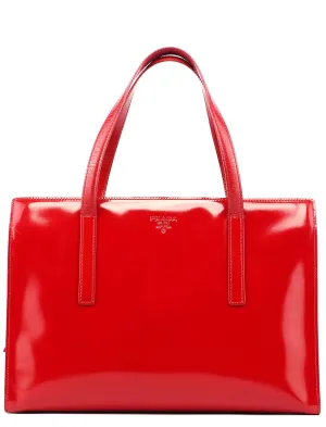 1995 Red Spazzolato Tote