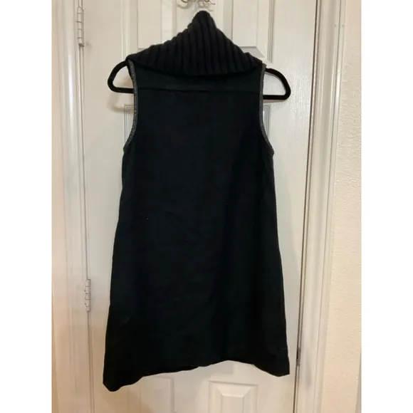 Abrelia explorer Wool/cashmere/lamb leather turtleneck Theory Dress, Size 4
