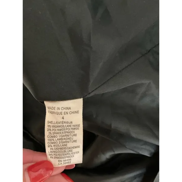 Abrelia explorer Wool/cashmere/lamb leather turtleneck Theory Dress, Size 4