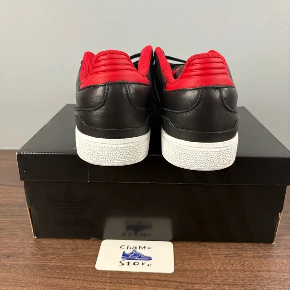 adidas Originals Busenitz Shoes IF4620 Core Black Metalic Scarlet Men’s Sz