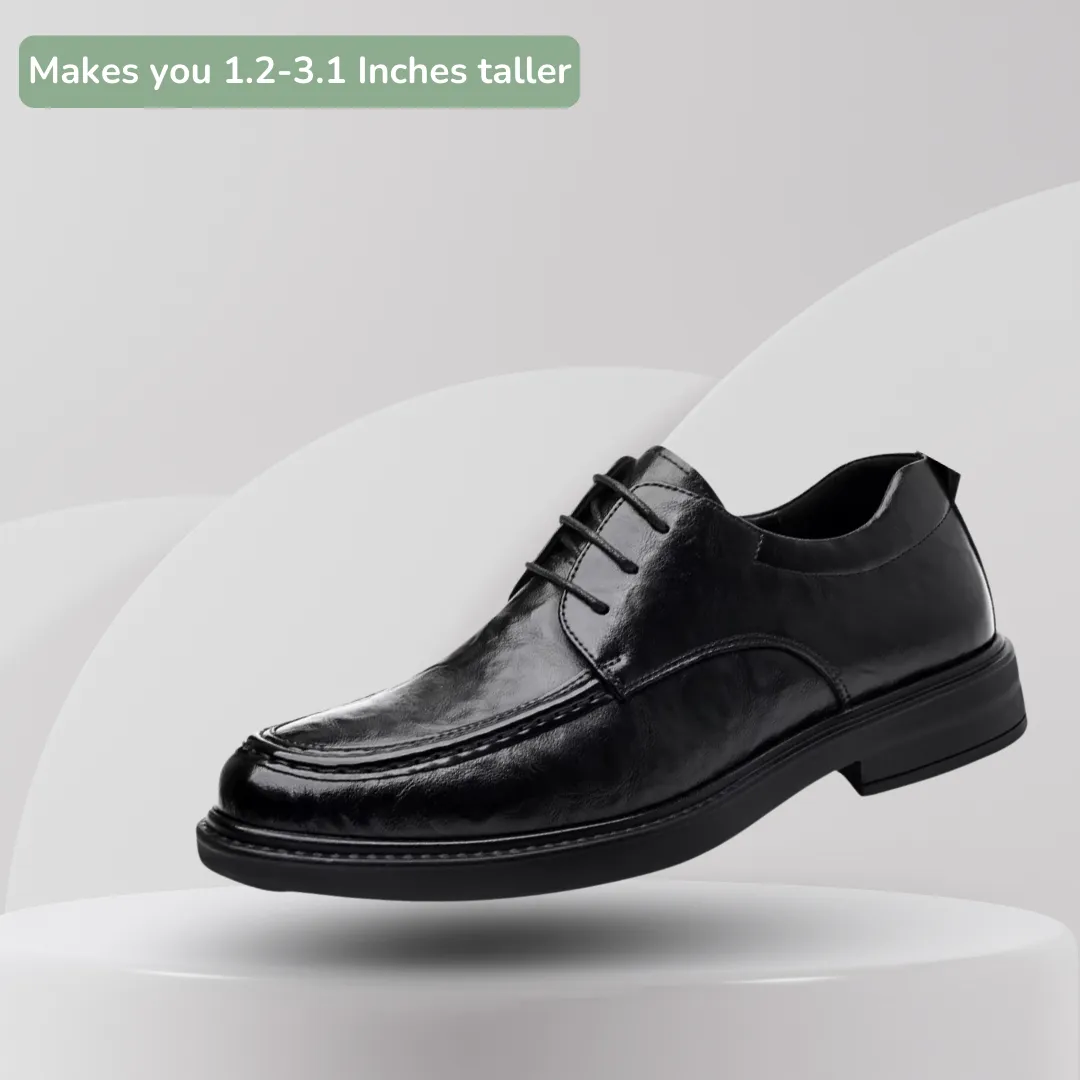 Alex Leather Formal Shoes 1.2, 2.4 & 3.1 inches Lift