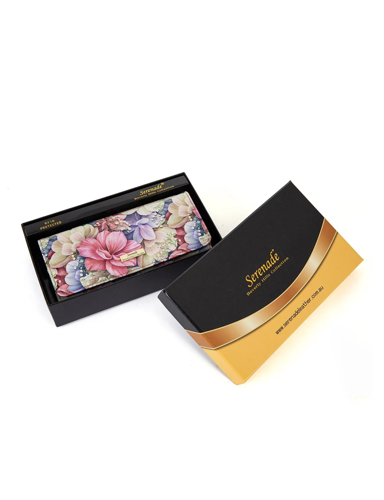 ANGELIQUE LARGE LEATHER RFID WALLET-WSN5701- *