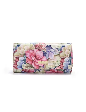 ANGELIQUE LARGE LEATHER RFID WALLET-WSN5701- *
