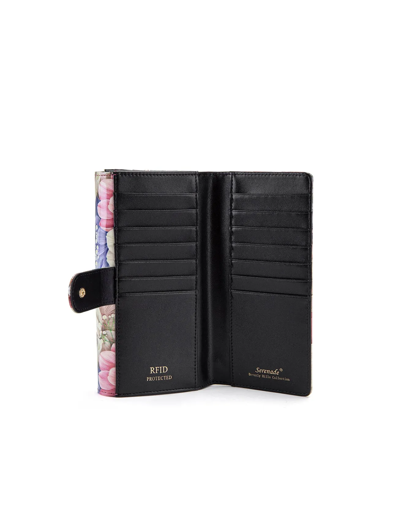 ANGELIQUE LARGE LEATHER RFID WALLET-WSN5701- *