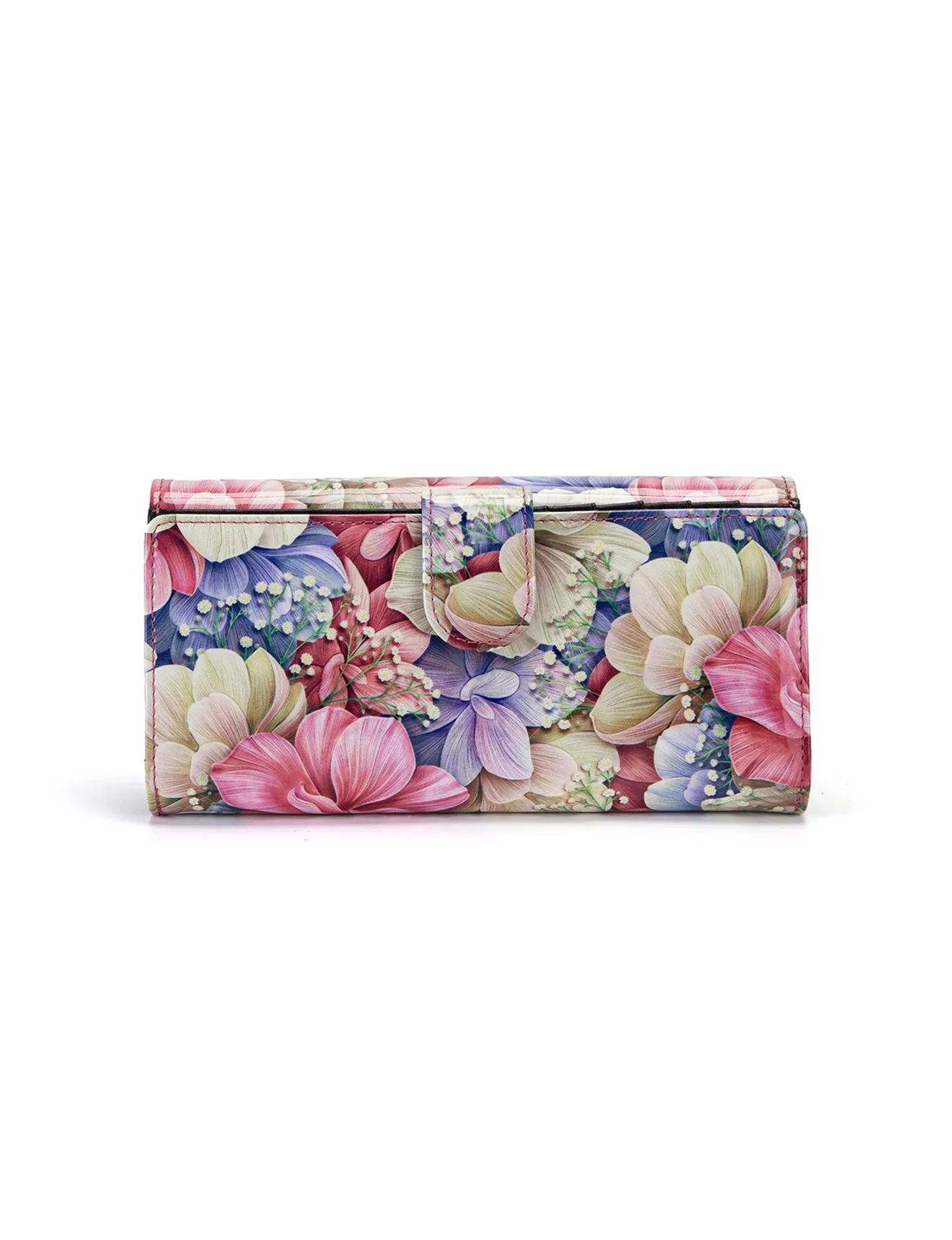 ANGELIQUE LARGE LEATHER RFID WALLET-WSN5701- *