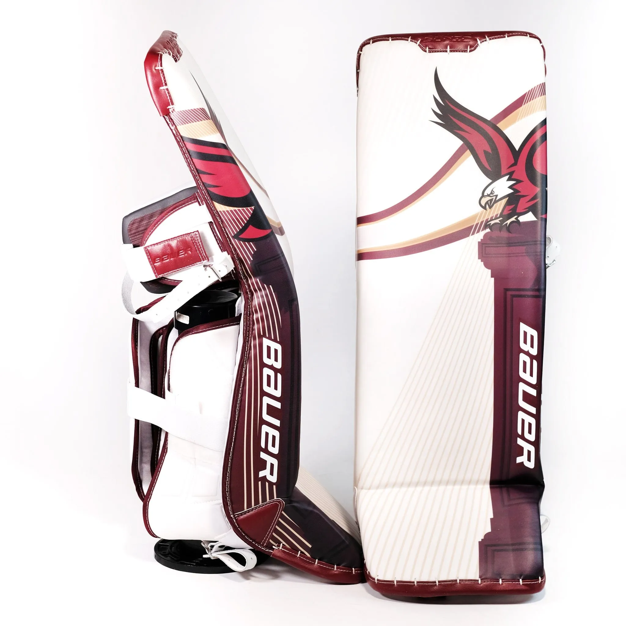 Bauer Supreme Pro Custom Senior Goalie Leg Pads - Jack Moffat