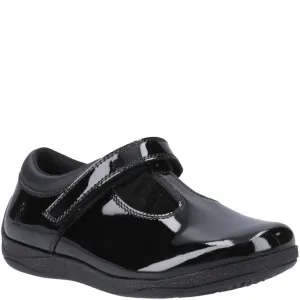 Black Caitlin Patent Senior School Shoes