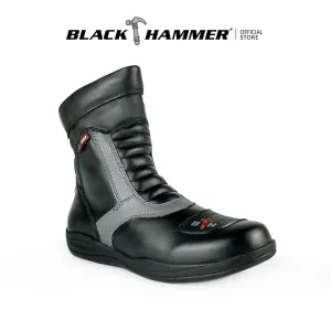 Black Hammer Men Motor Boot Mid Cut BHB-6012