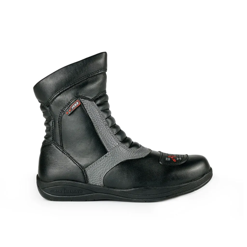 Black Hammer Men Motor Boot Mid Cut BHB-6012