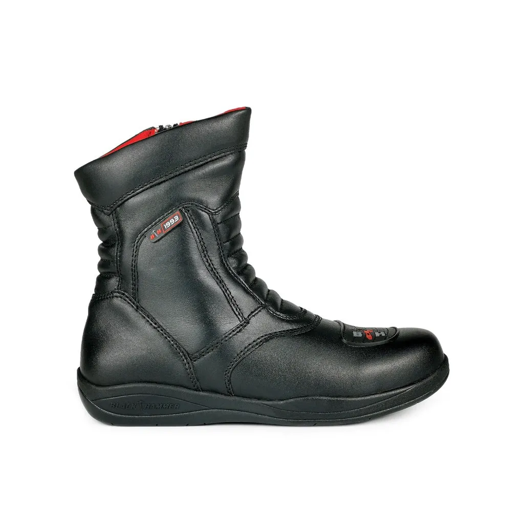 Black Hammer Men Motor Boot Mid Cut BHB-6012