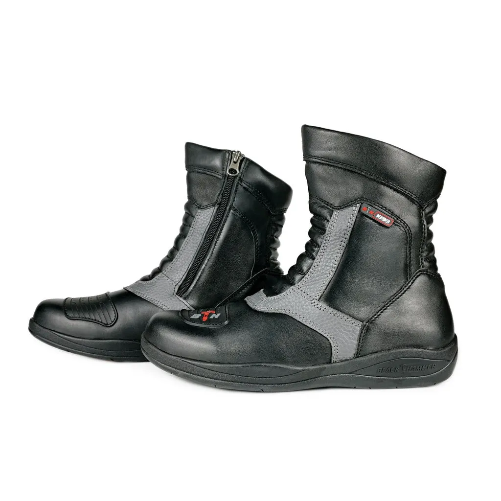 Black Hammer Men Motor Boot Mid Cut BHB-6012