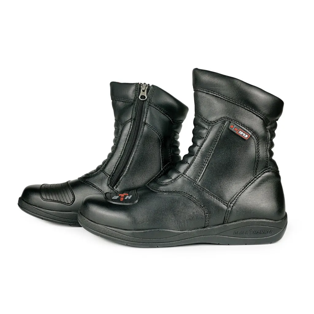 Black Hammer Men Motor Boot Mid Cut BHB-6012