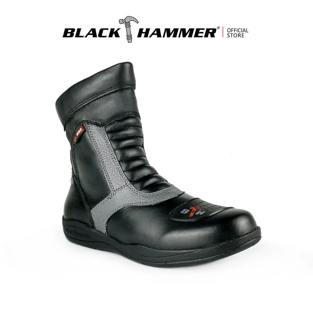 Black Hammer Men Motor Boot Mid Cut BHB-6012