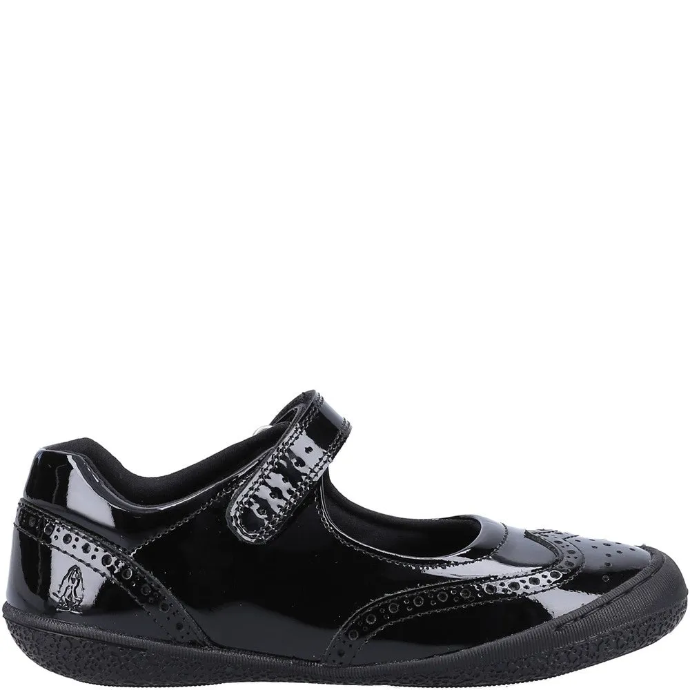 Black Patent Rina Patent Senior School Shoes
