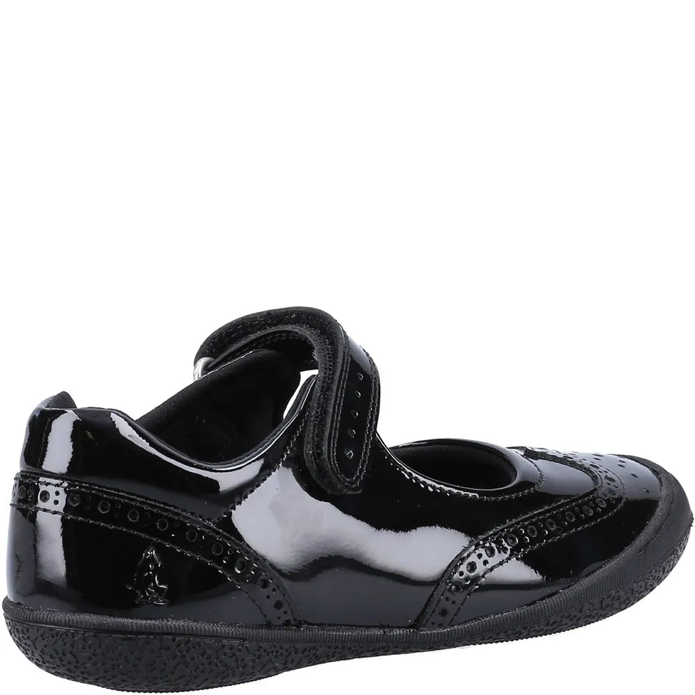 Black Patent Rina Patent Senior School Shoes