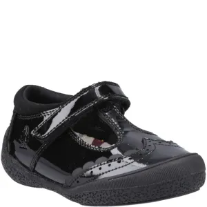 Black Rae Patent Infant School Shoes