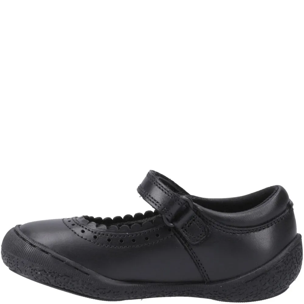 Black Rosalie Infant School Shoes