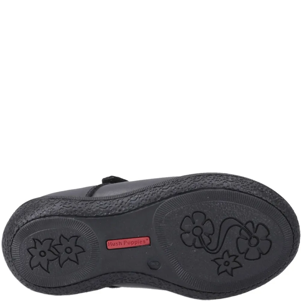 Black Rosalie Infant School Shoes