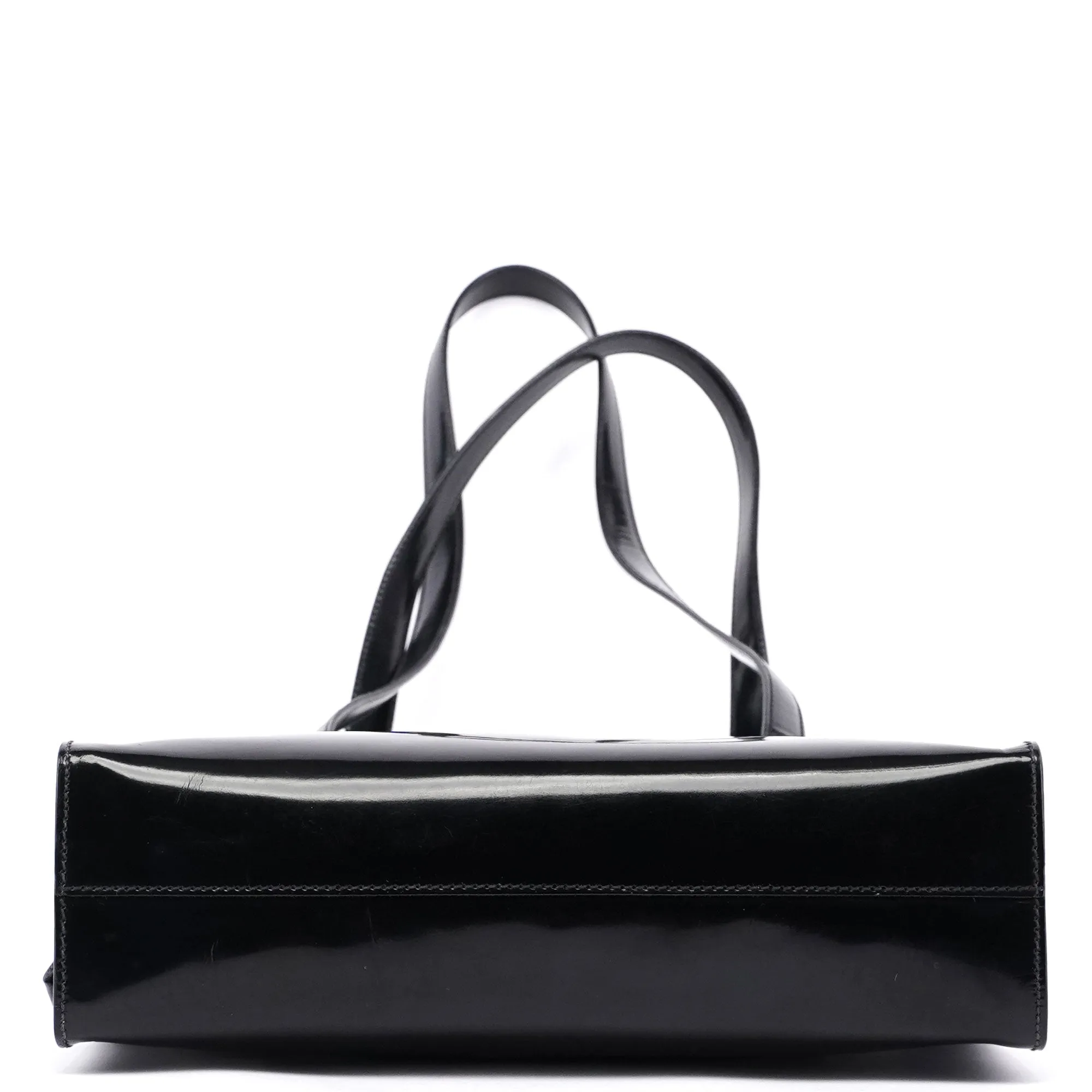 Black Spazzolato Tote