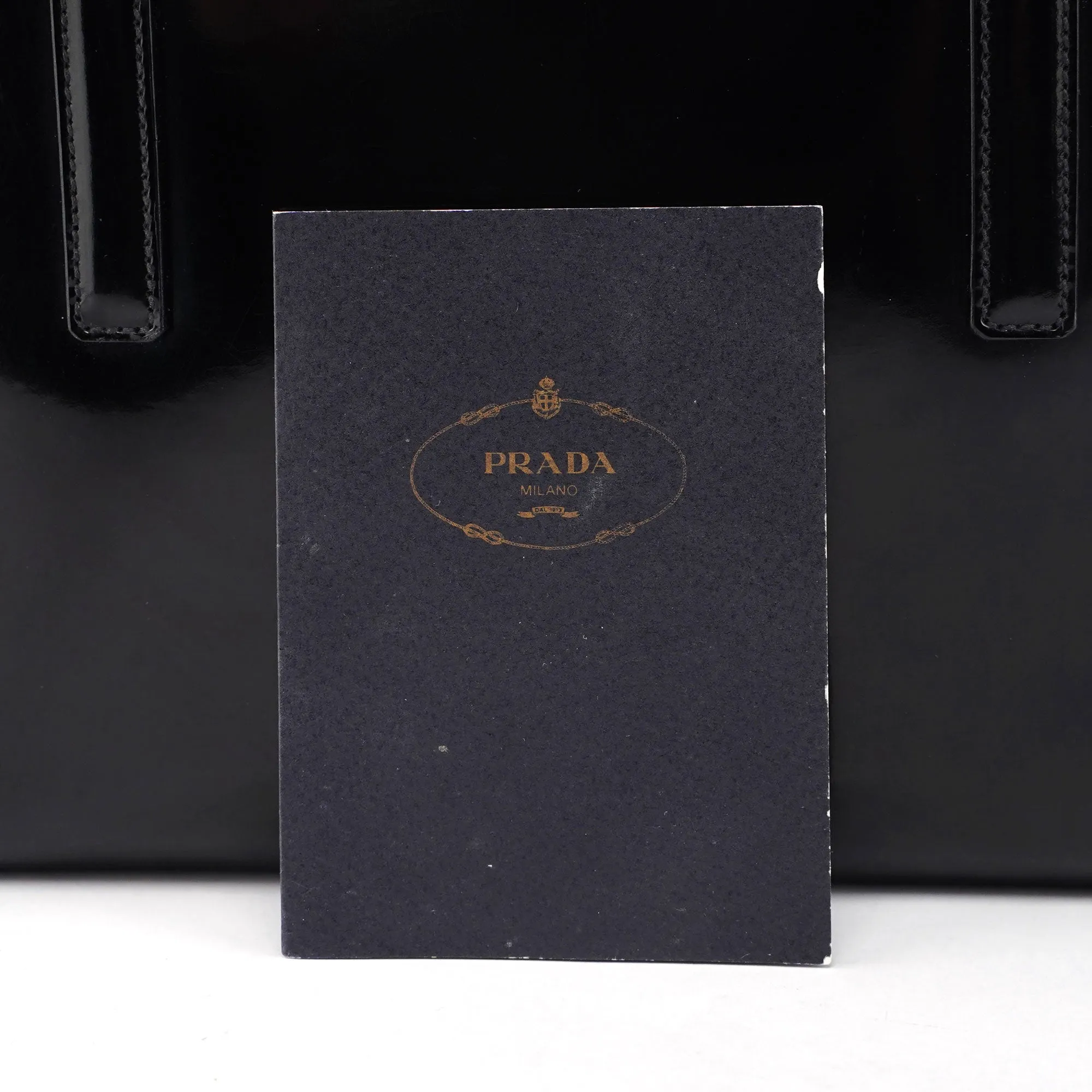 Black Spazzolato Tote