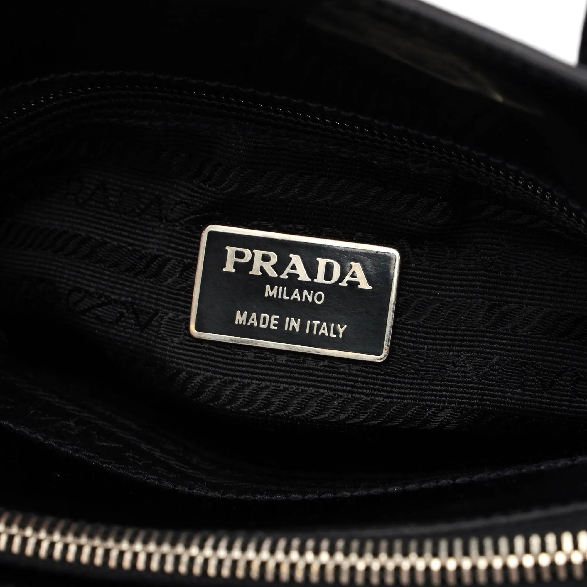 Black Spazzolato Tote