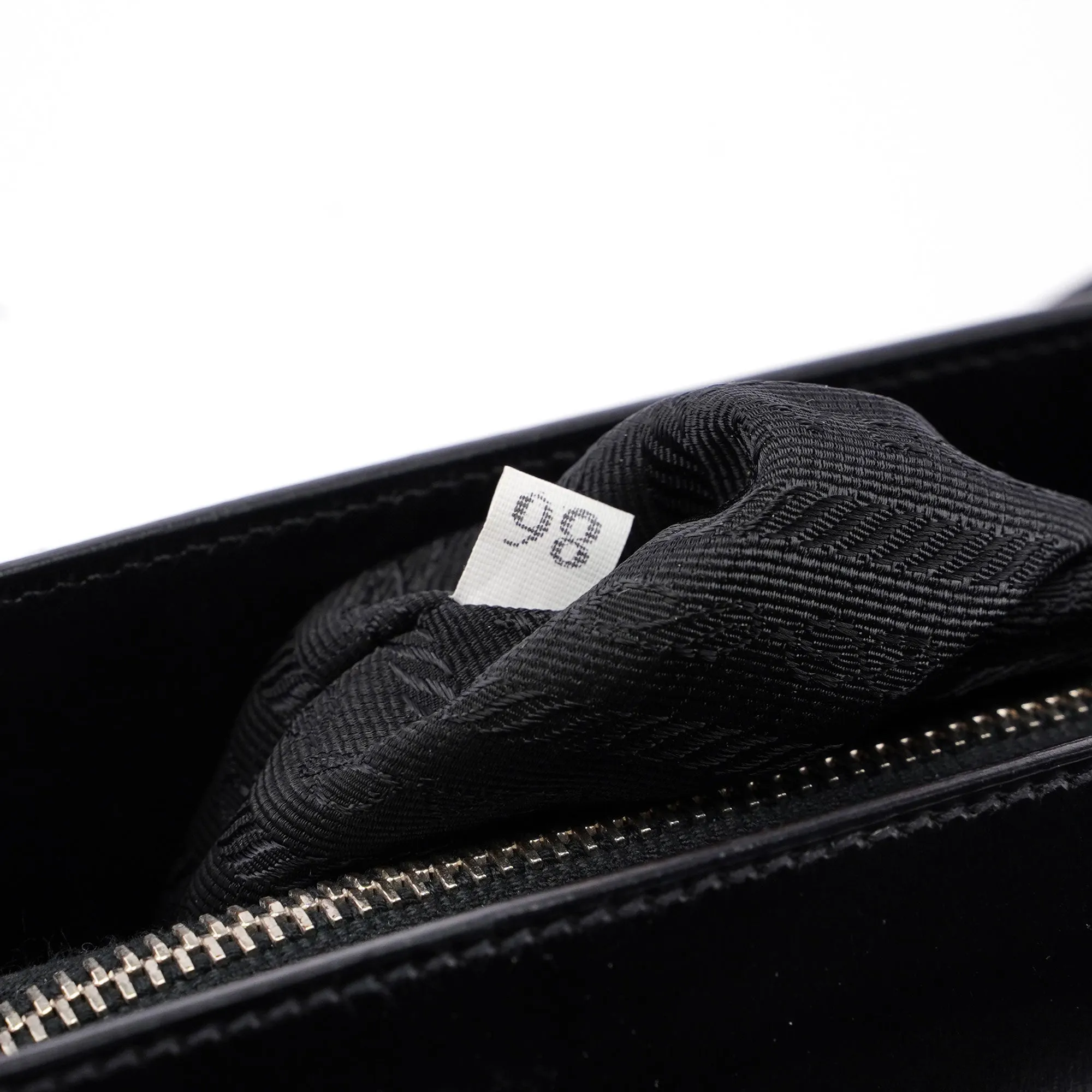 Black Spazzolato Tote