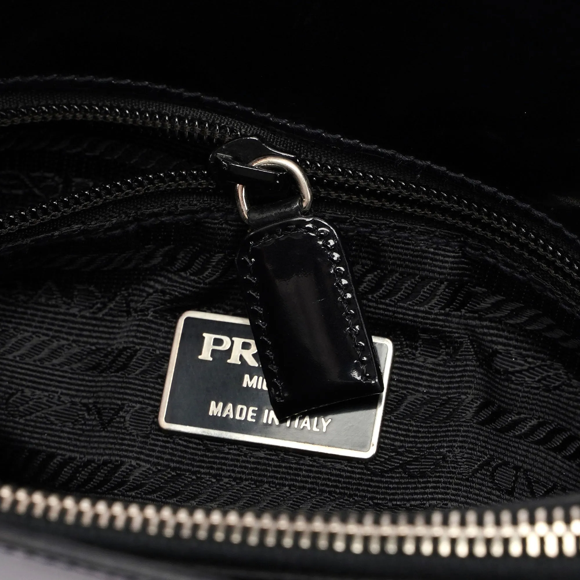 Black Spazzolato Tote
