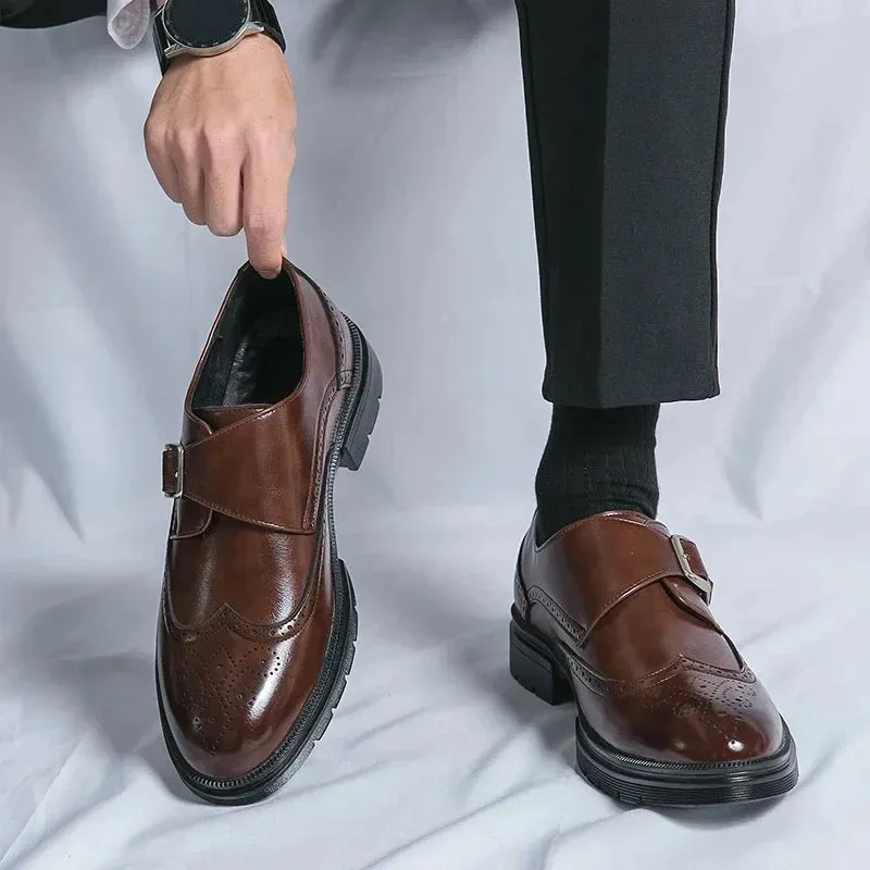 Bolzano - Buckle Leather Shoes