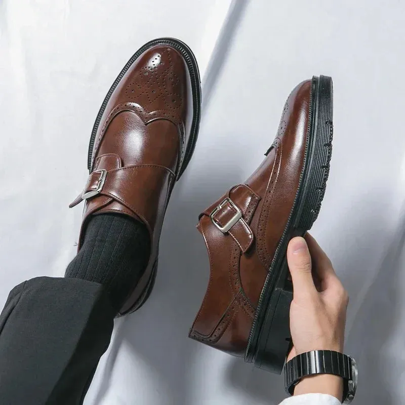 Bolzano - Buckle Leather Shoes