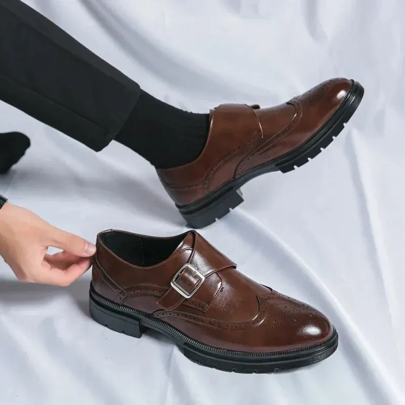Bolzano - Buckle Leather Shoes