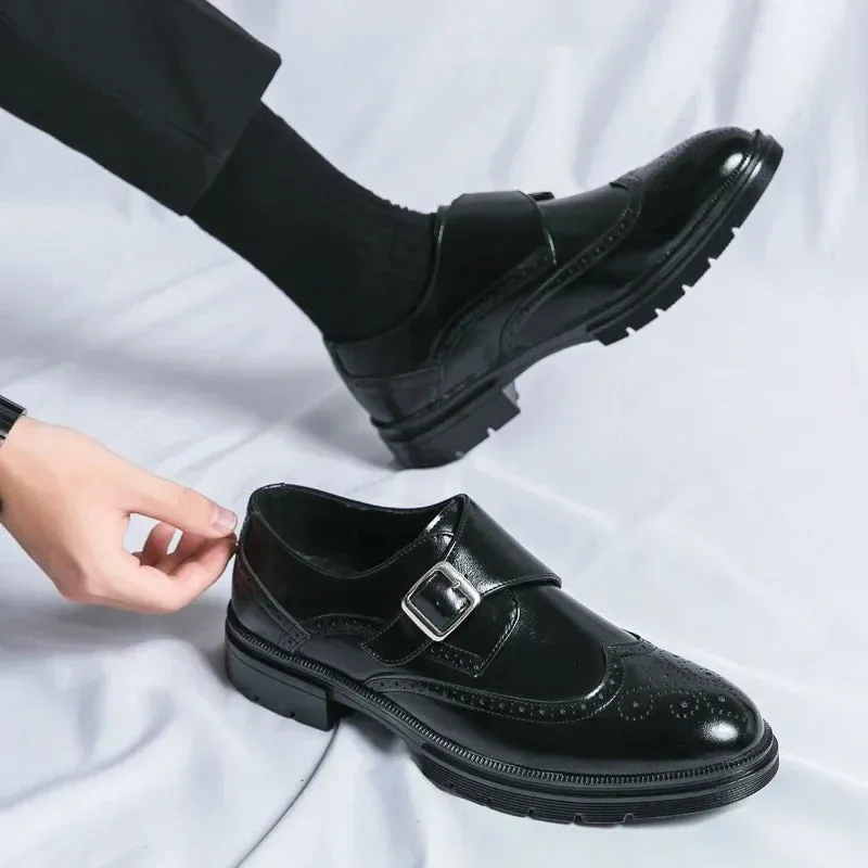 Bolzano - Buckle Leather Shoes