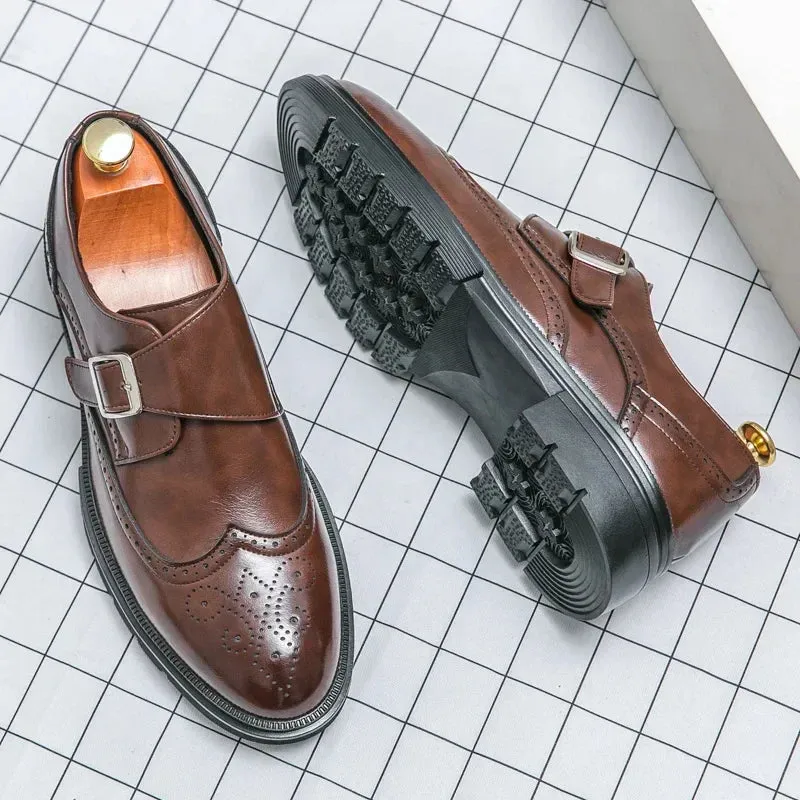 Bolzano - Buckle Leather Shoes