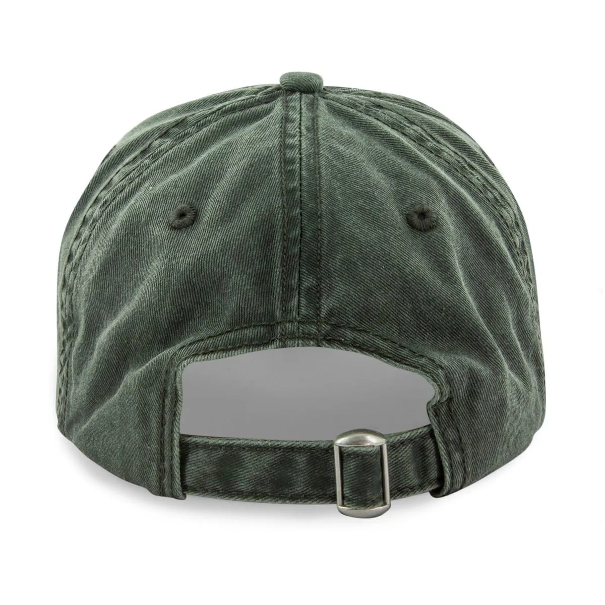 Boston Shamrock Leather Patch Washed Dad Hat