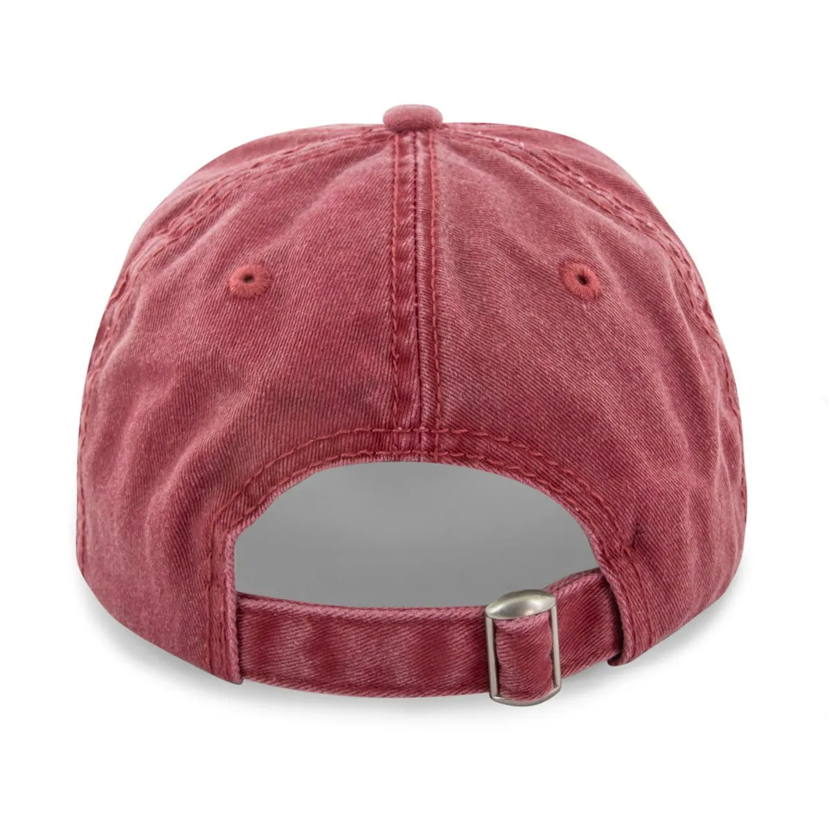 Boston Shamrock Leather Patch Washed Dad Hat