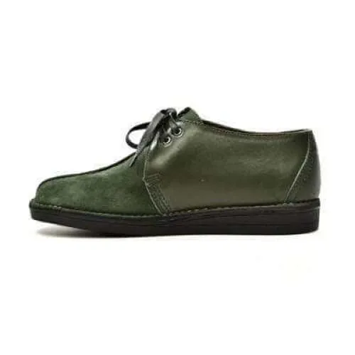 British Walkers Kingston Men's Green Leather and Suede