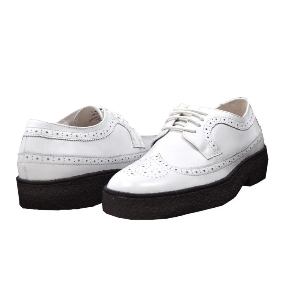 British Walkers Playboy Original Men's Leather Low Top Wingtip Oxfords Ankle Boots