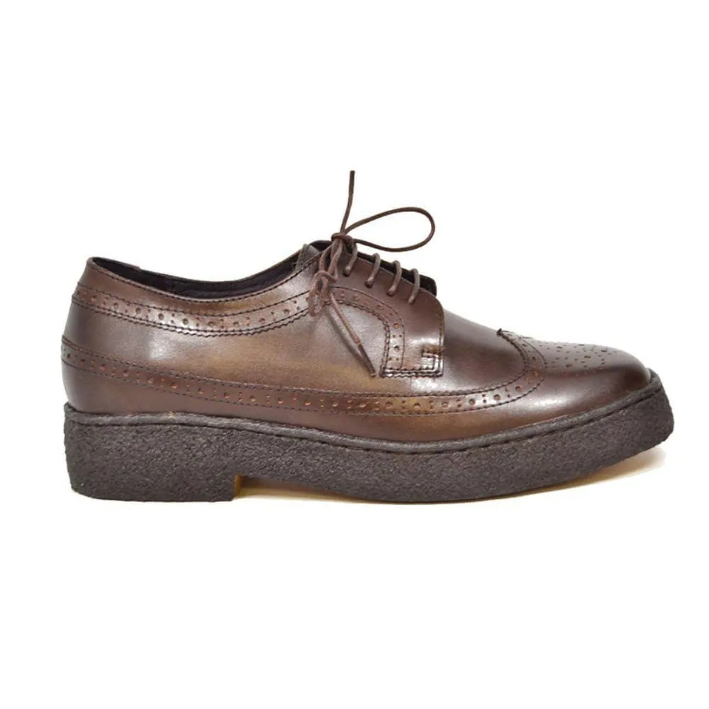 British Walkers Playboy Original Men's Leather Low Top Wingtip Oxfords Ankle Boots