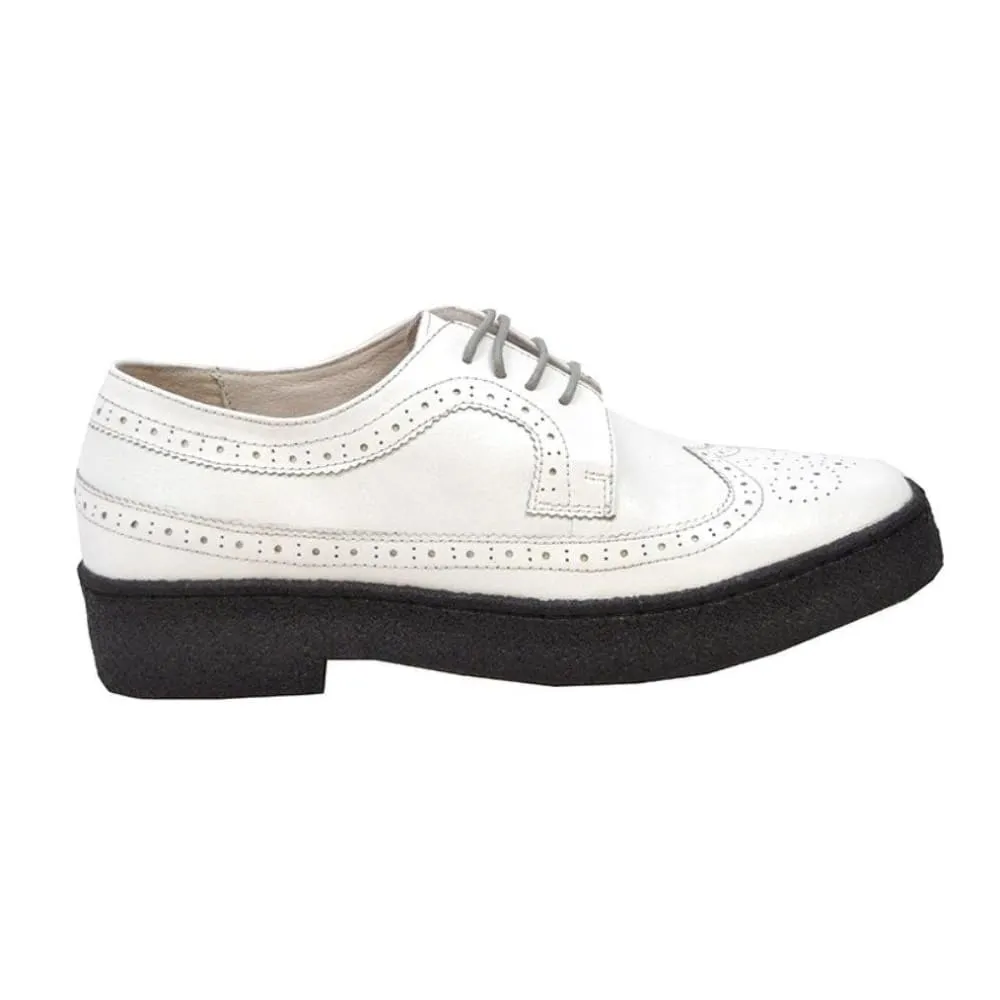 British Walkers Playboy Original Men's Leather Low Top Wingtip Oxfords Ankle Boots
