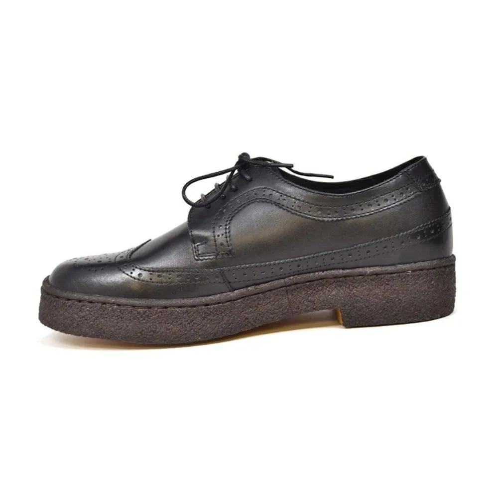 British Walkers Playboy Original Men's Leather Low Top Wingtip Oxfords Ankle Boots