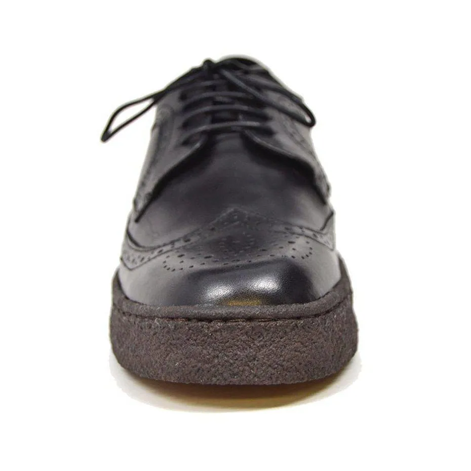 British Walkers Playboy Original Men's Leather Low Top Wingtip Oxfords Ankle Boots