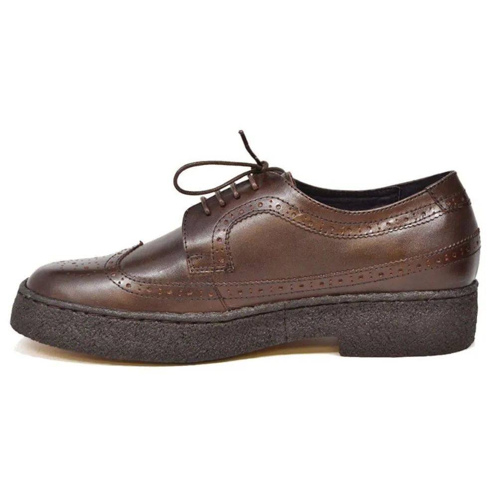 British Walkers Playboy Original Men's Leather Low Top Wingtip Oxfords Ankle Boots