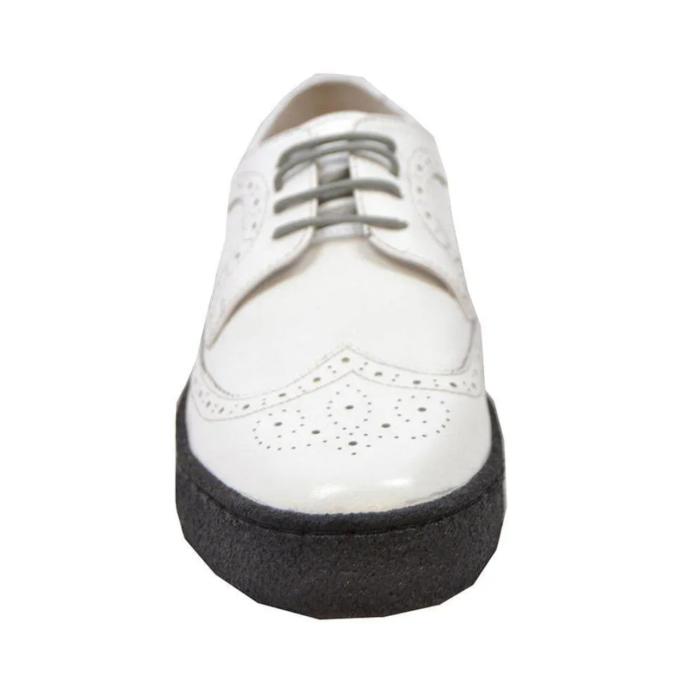 British Walkers Playboy Original Men's Leather Low Top Wingtip Oxfords Ankle Boots
