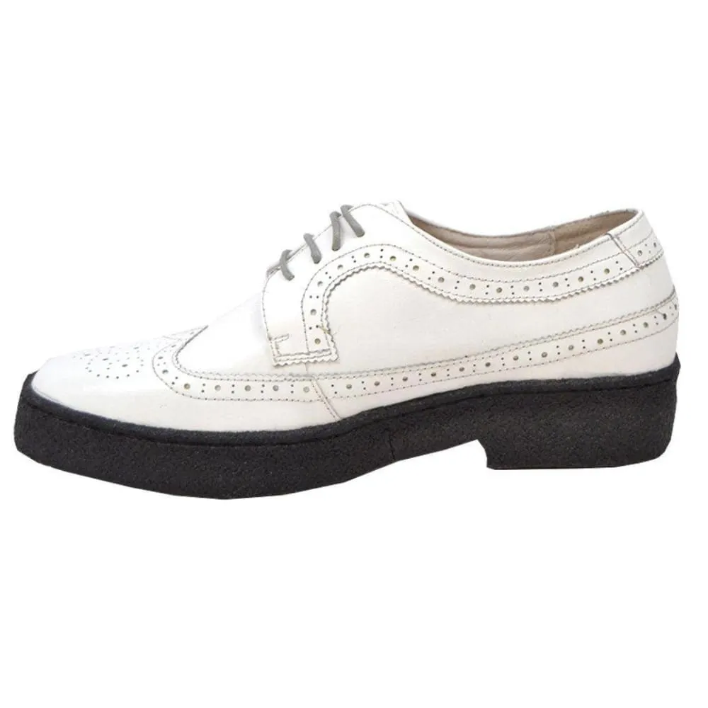 British Walkers Playboy Original Men's Leather Low Top Wingtip Oxfords Ankle Boots