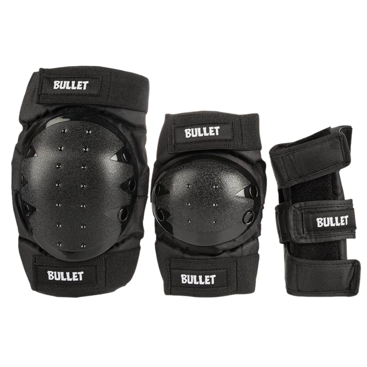Bullet Adult Triple Combo Pad Set Black L (large)