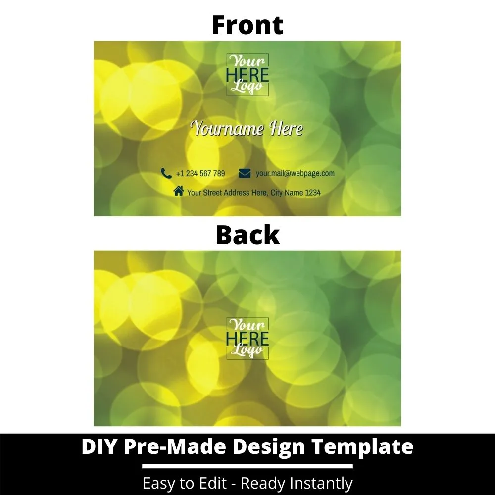 Business Card Design Template 122