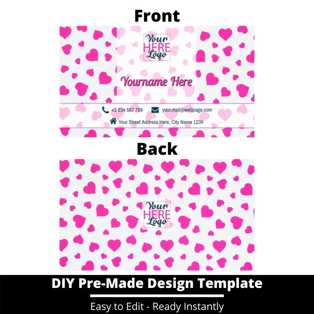Business Card Design Template 134
